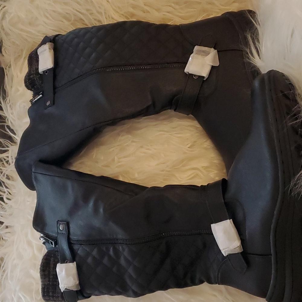 Dream pairs Urva black winter boots NWOT